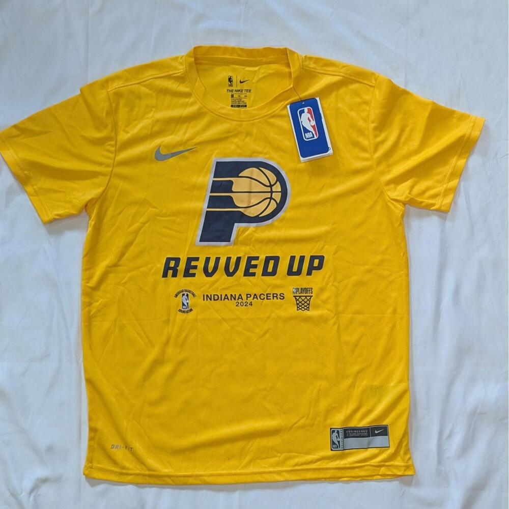 Indiana Pacers REVVED UP NBA Playoffs Tee Nike Dri-Fit XL